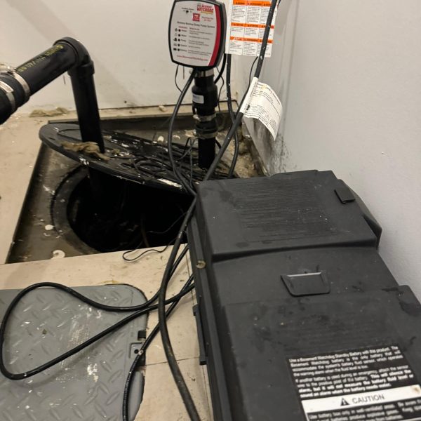 batter sump pump replacement